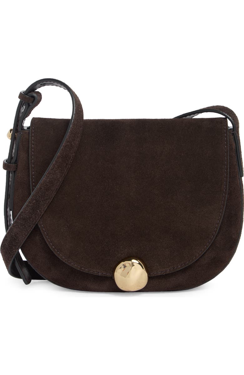 The Small Dakota Suede Saddle Bag