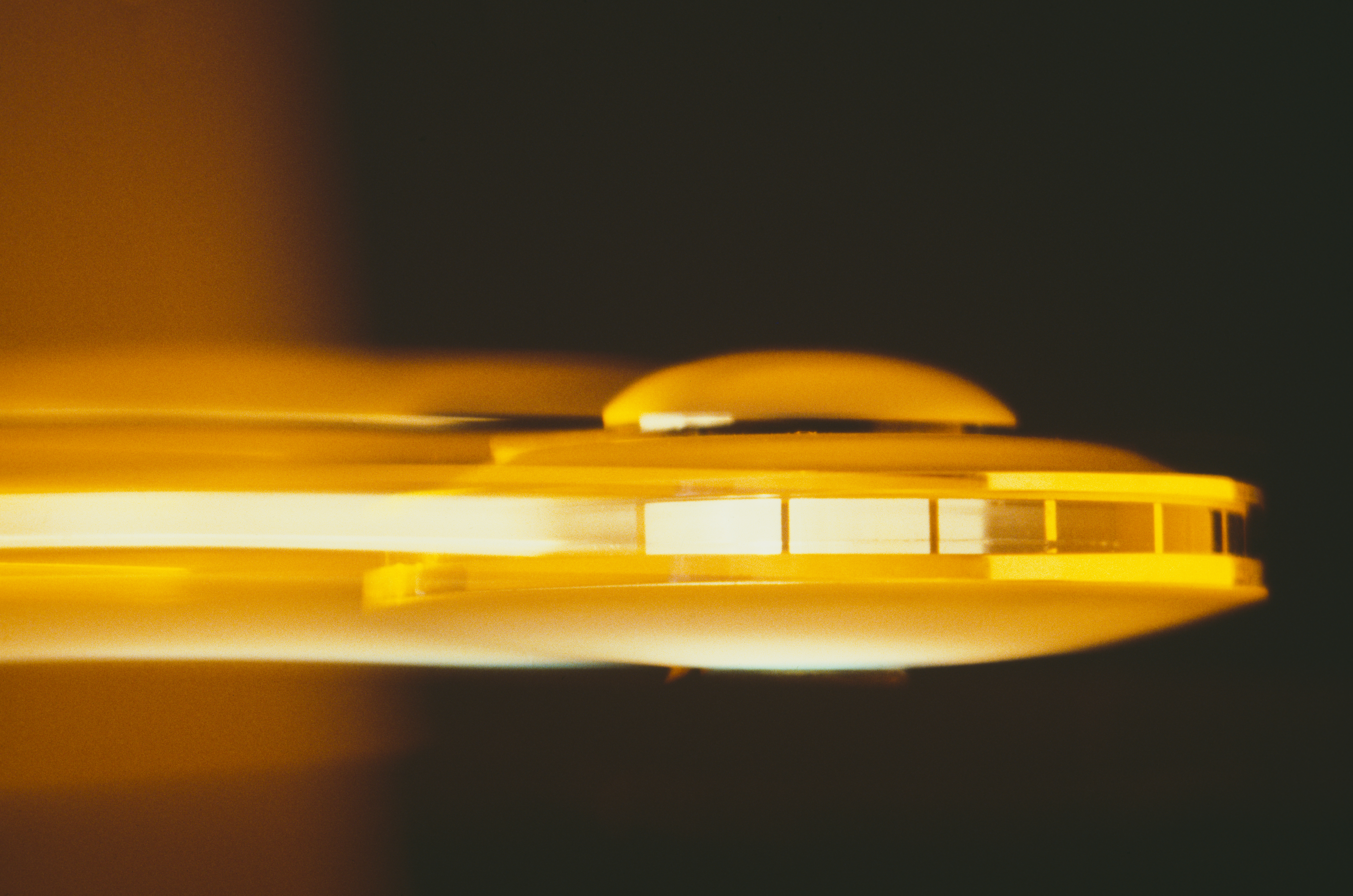 A representation of a UFO or Unidentified Flying Object, 1993. (Photo by Alfred Gescheidt/Getty Images)