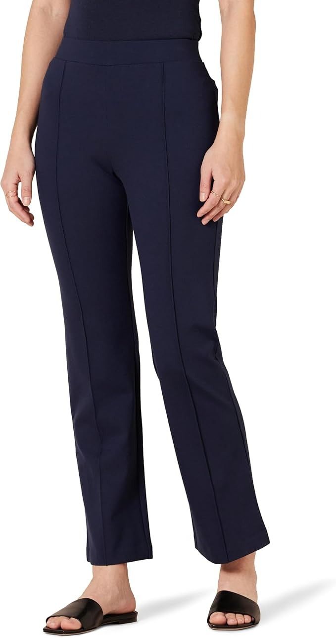 Amazon Essentials, Stretchy Ponte Pull-On Mid Rise Ankle Length Pants