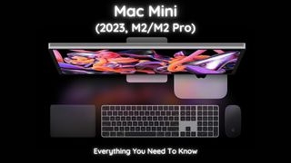 Mac Mini M2 with a neon glow