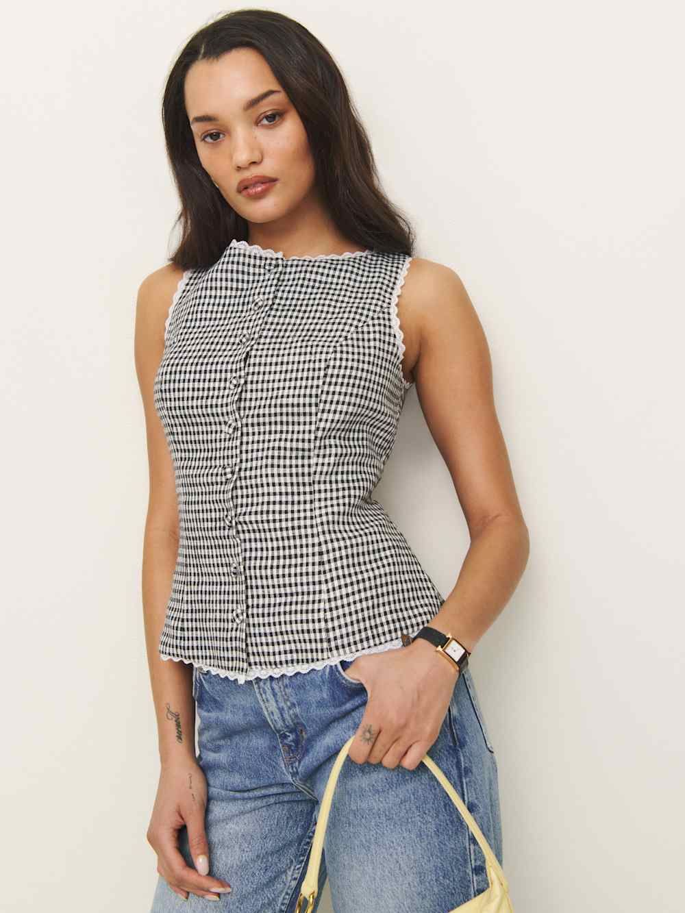 Amela Linen Top