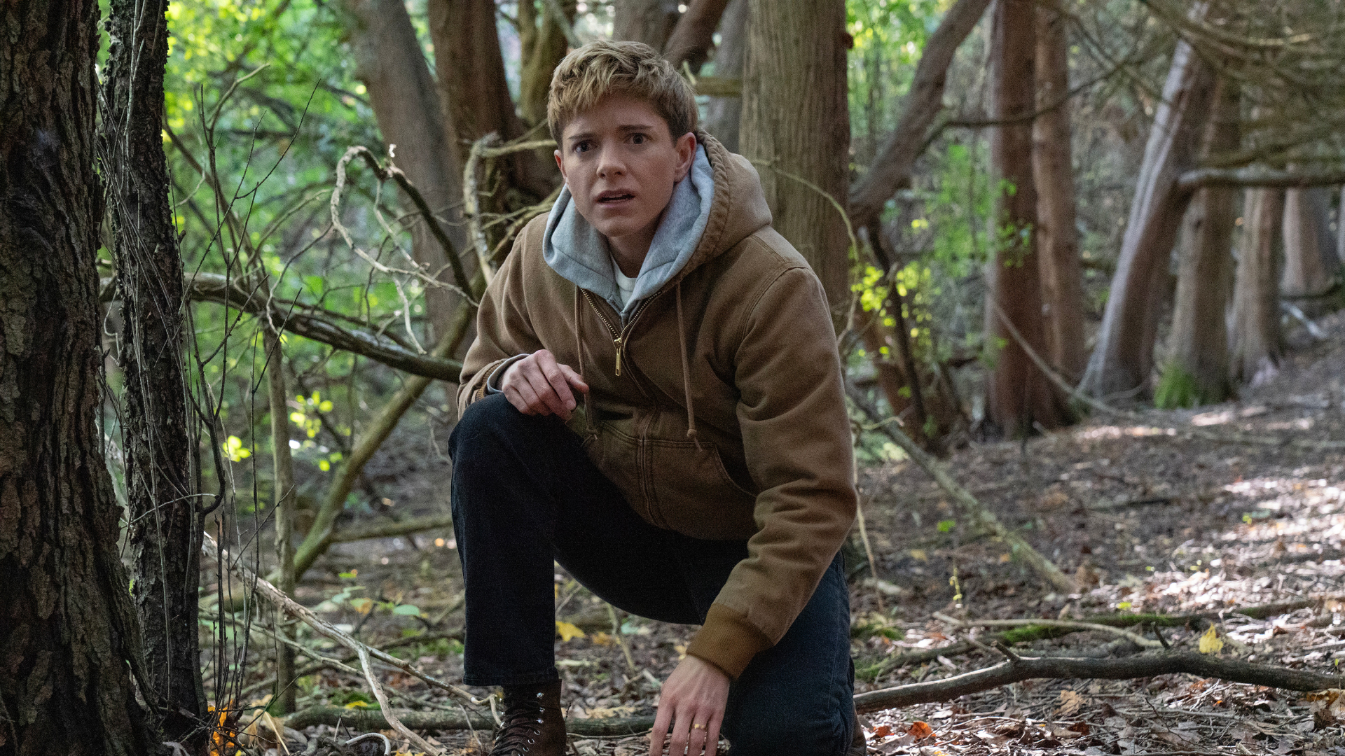 Mae Martin as Alex Dempsey in episode 107 of Wayward.