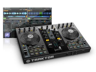 Native Instruments Traktor Kontrol S2 comprises software and a hardware interface/controller. Click the photo for an image gallery.