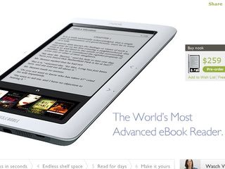 barnes and noble nook reader machines