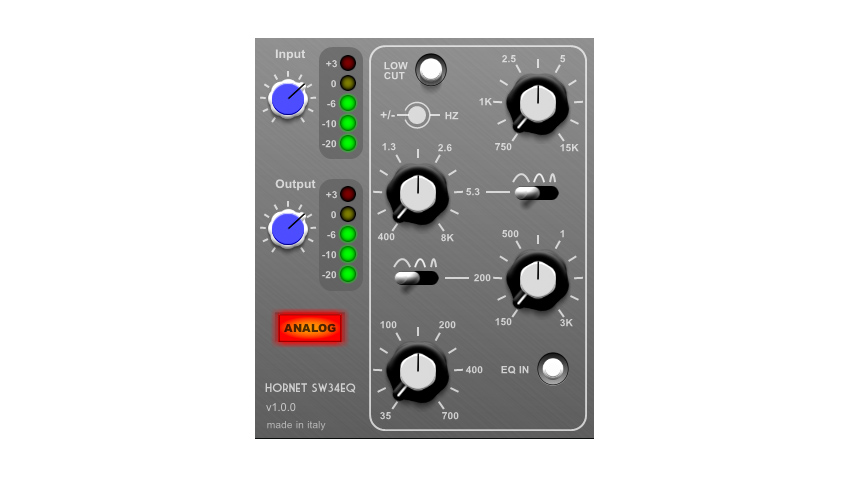 HoRNet&#039;s SW34EQ: a little slice of a console in your DAW.