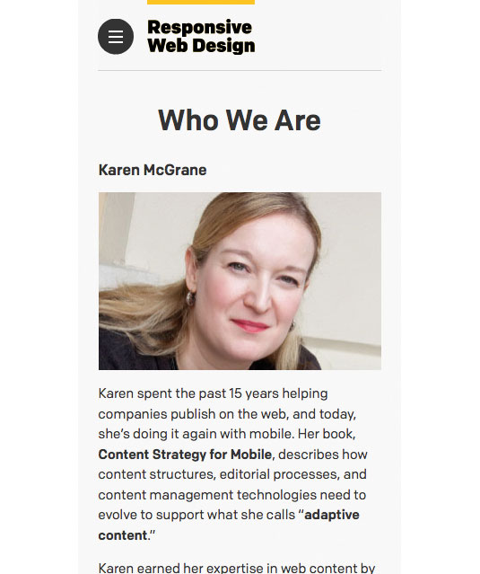 The site sets speed as its first concern