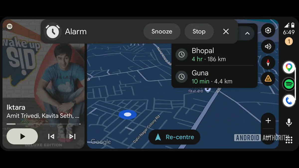 Android Auto screenshot