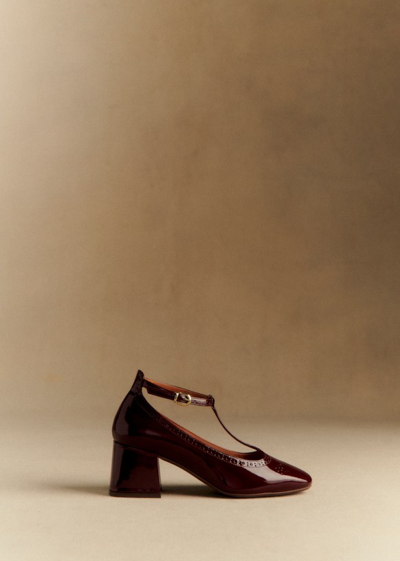 Esther Salome - Patent Purple - Bovine Leather - S&amp;eacute;zane