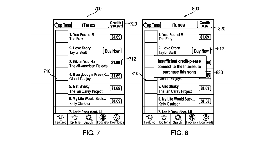 Apple&#039;s latest patent allows you to buy music without an internet connection