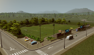 Cities Skylines mod - Public Soccer Field