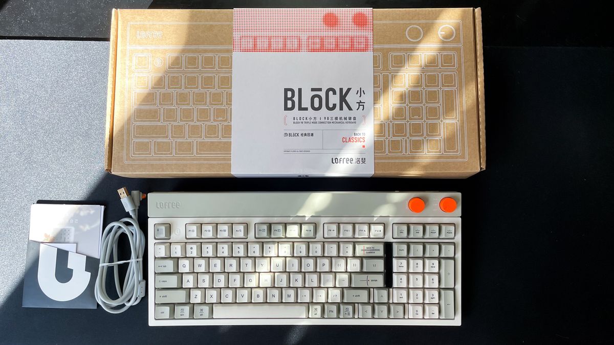 Lofree Block mechanical keyboard review Type like it’s 1989 with this