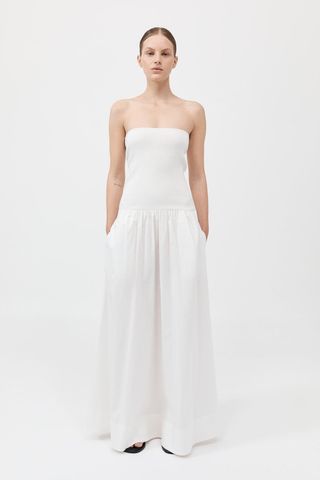 Strapless Dress - White