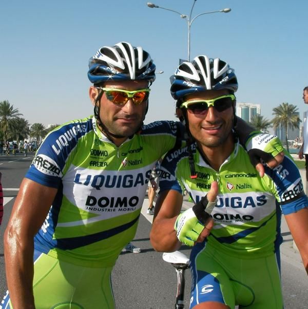 Chicchi (left) and Bennati (right) after another good day at the office