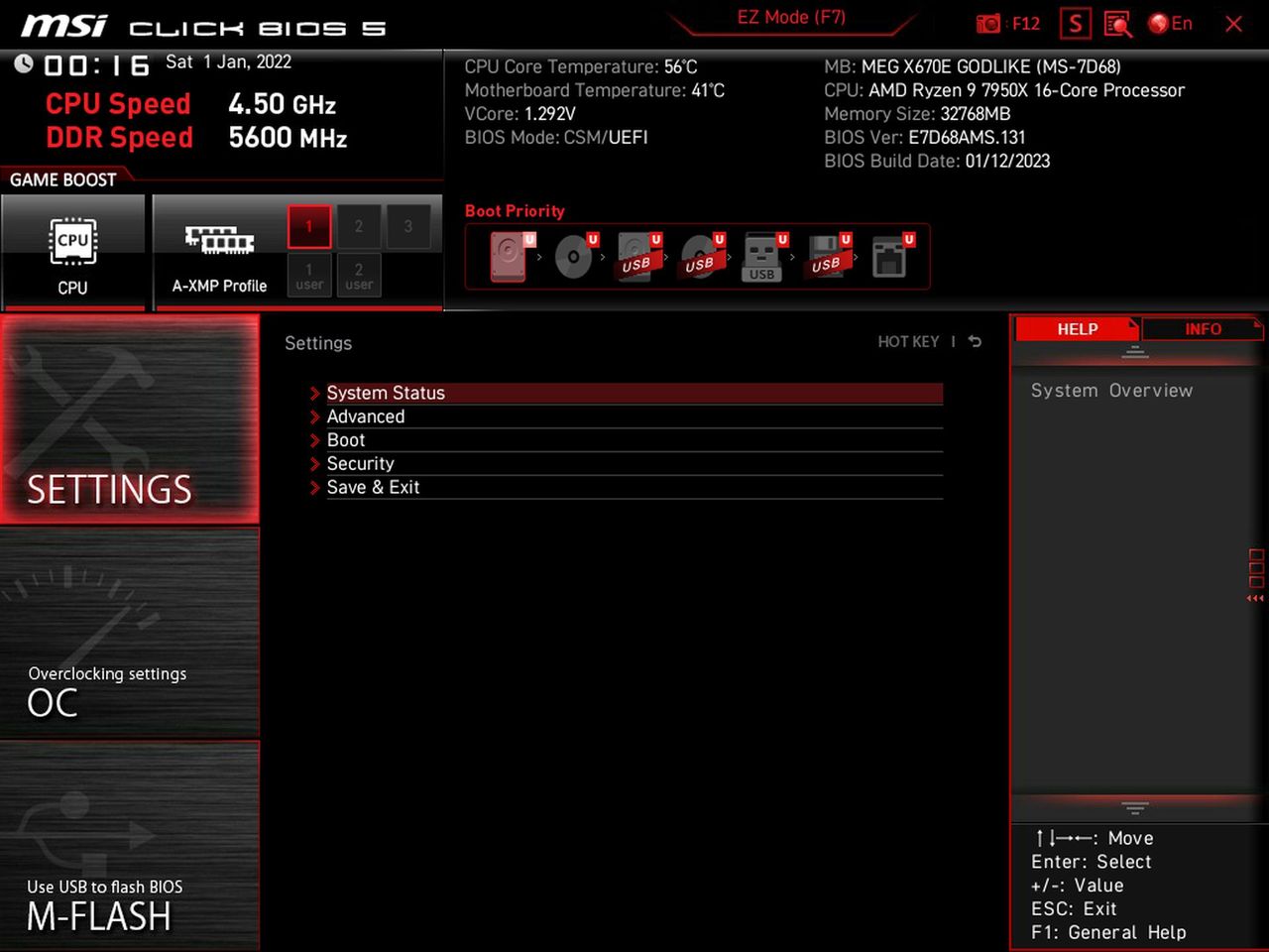 MSI X670E Godlike