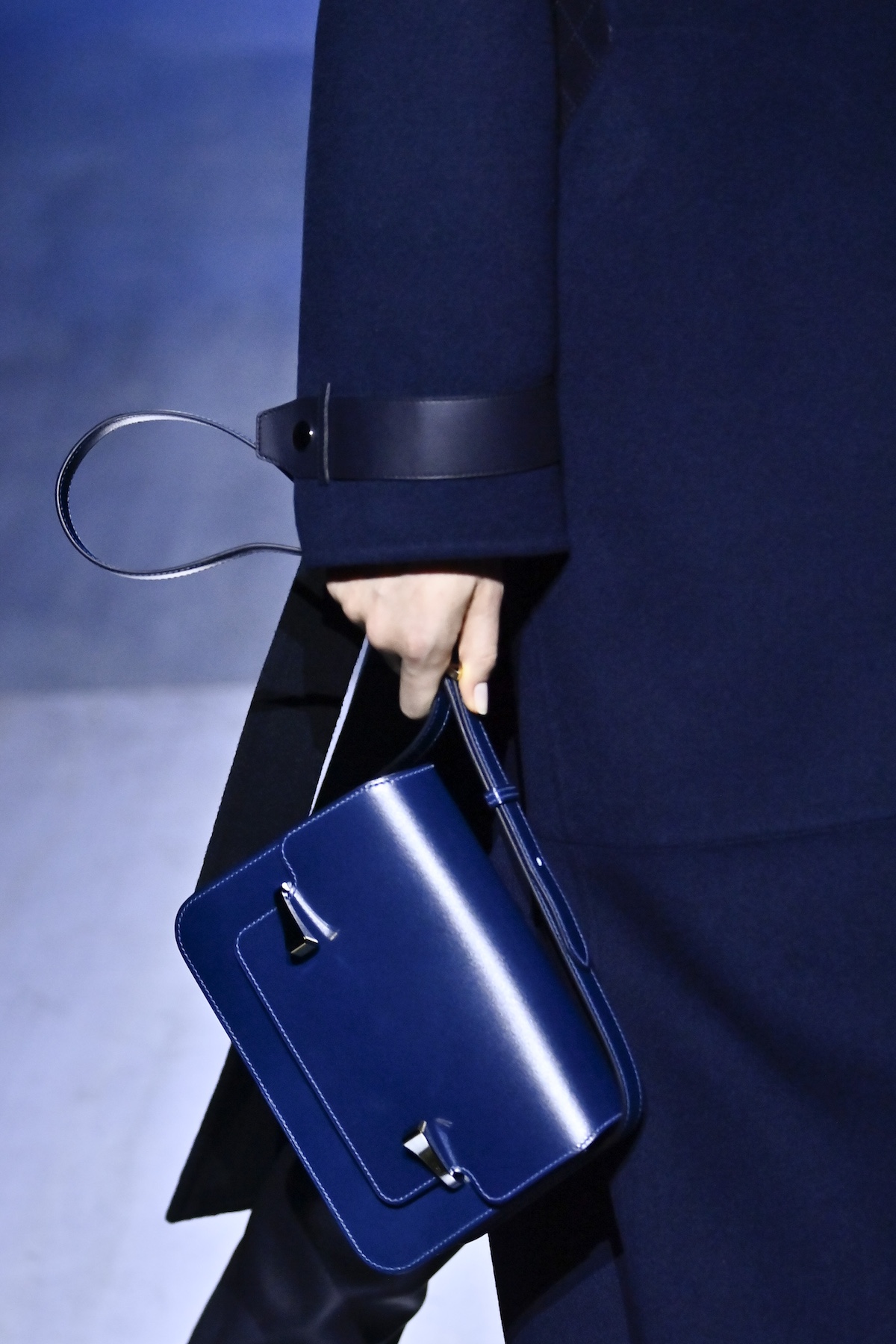 Hermes A/W 2026 runway show with Clou de Forge Handbag