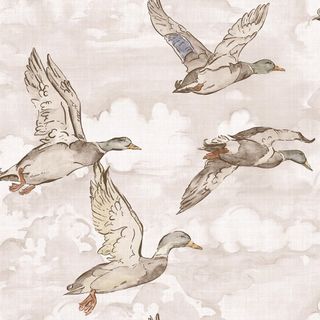 Homebase Gran Deco Flying Ducks Wallpaper