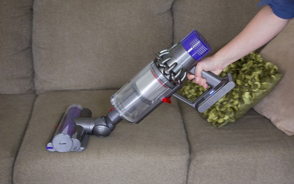 The Dyson Cyclone v10 Absolute can be reconfigured to become a hand vacuum cleaner.