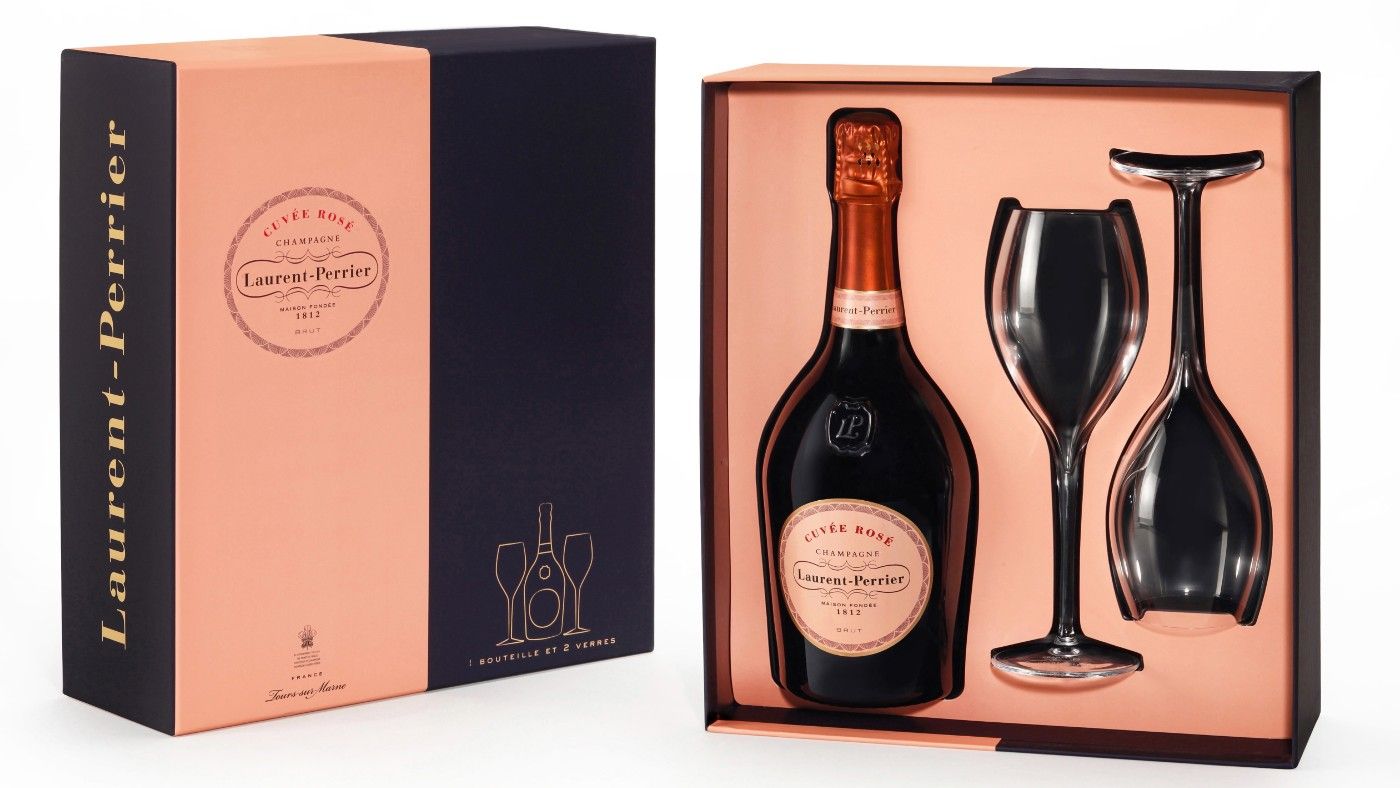 Champagne Laurent-Perrier Cuvée Rosé Gift Set