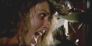 The famous eyeball splinter scene in Zombie Flesh-Eaters