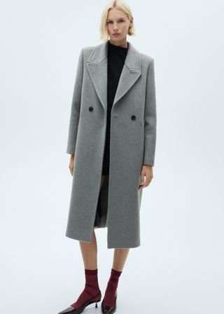 Lapels Wool Coat - Women | Mango United Kingdom