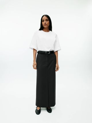 ARKET, Tailored Wool-Blend Skirt