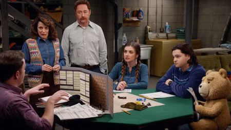 Ted and the family play Dungeons & Dragons