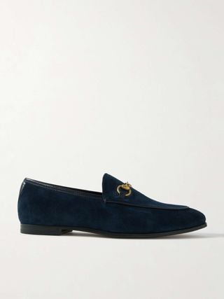 Jordaan Horsebit-Detailed Suede Loafers