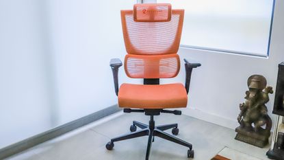 ErgoTune Supreme V3 office chair in Coral Red