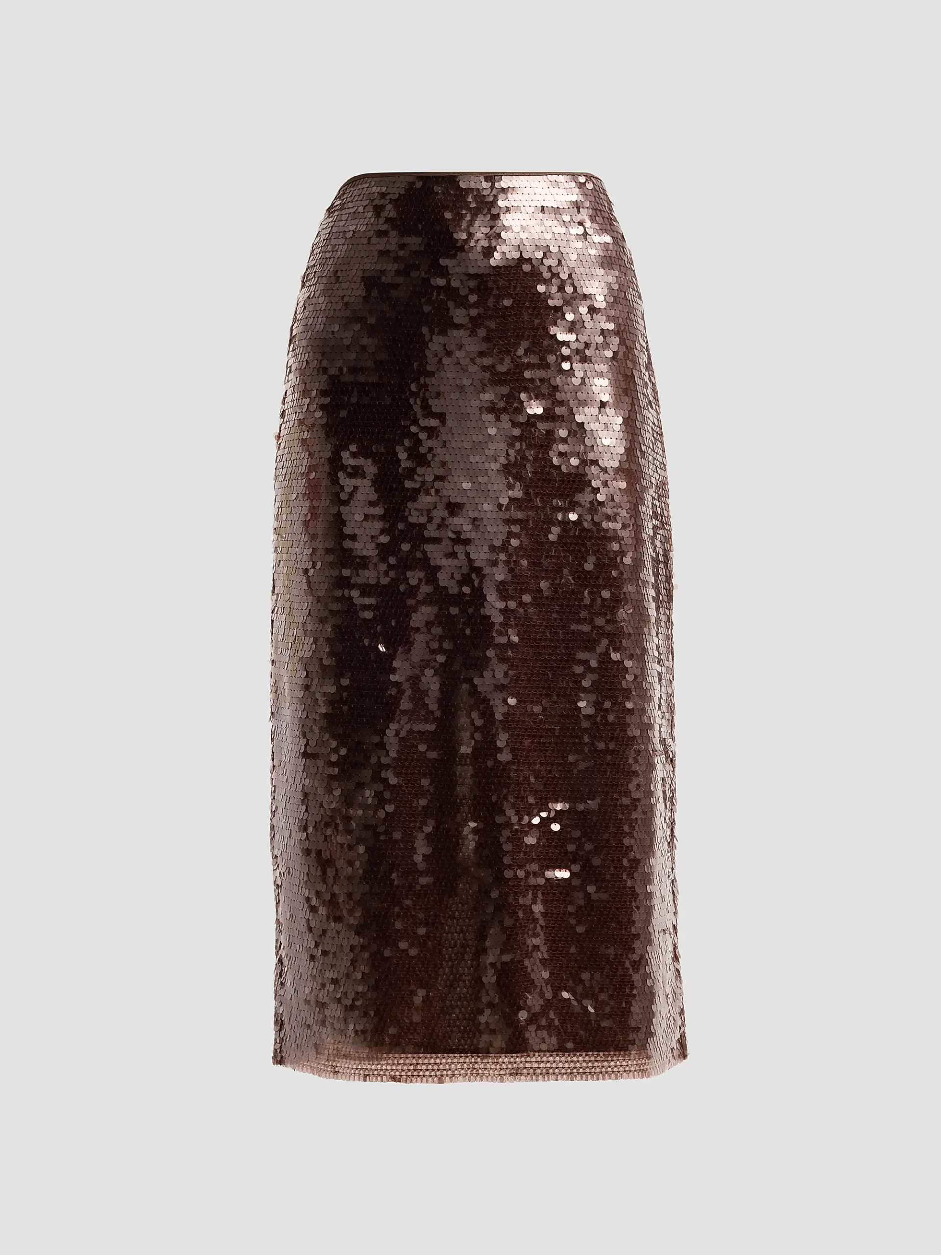 Kiah Sequin Pencil Midi-Skirt