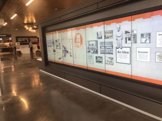 This digital story wall takes Cravers and visitors alike on a journey through White Castle's fun and lively history.