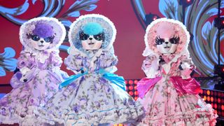 A trio of Lambs perform on The Masked Singer US