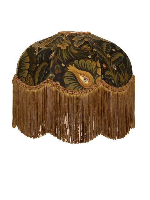 Moon Garden Velvet Lampshade