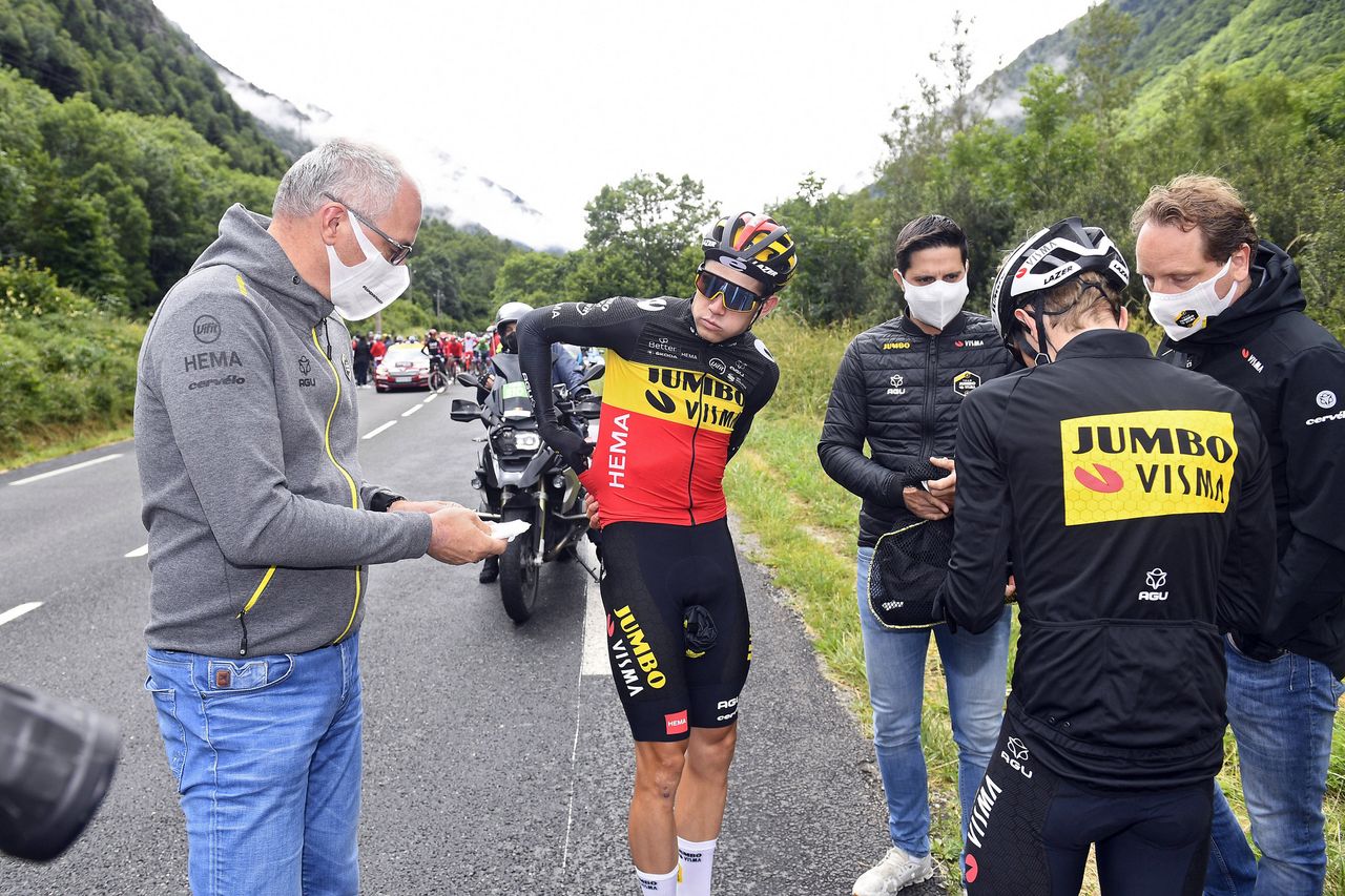Tour de France 2021 - 108th Edition - 16th stage El Pas de la Casa - Saint-Gaudens 169 km - 13/07/2021 - Wout Van Aert (BEL - Jumbo - Visma) - photo Gregory Van Gansen/PN/BettiniPhoto&Acirc;&copy;2021