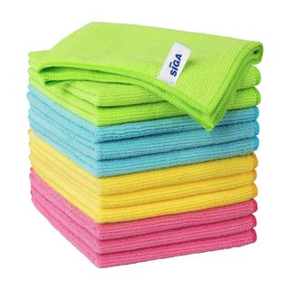 MR.SIGA Microfiber Cleaning Cloth, Pack of 12