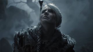 Still of Ciri from The Witcher 4 announcement trailer