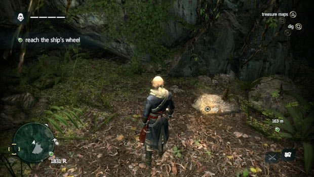 Black flag Buried Treasure No. 1 location