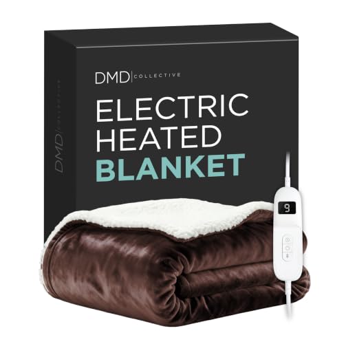 Dmd Collective - Heated Blanket, Electric Blanket 180x200cm, Brown