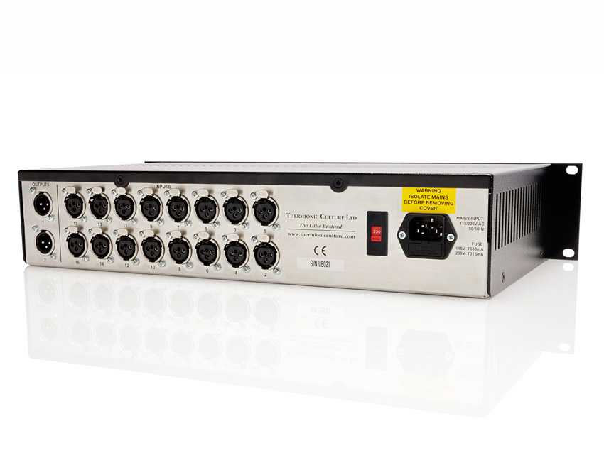 The unbalanced XLRs avoid any colouration caused by balancing transformers, op amps or transistors.