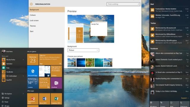 Windows versions compared