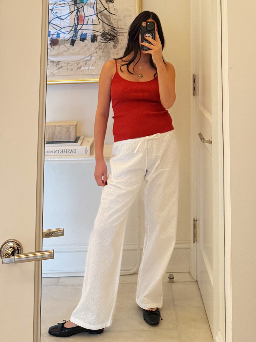 @nicoleakhtarzad mirror selfie in spring/summer ouftif