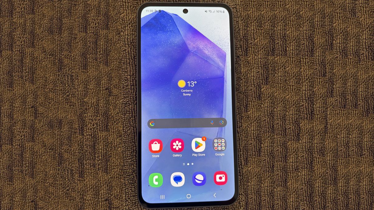 Samsung Galaxy A55 software