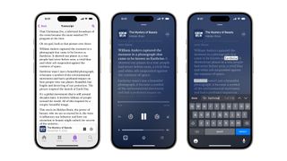 Transcripts Apple Podcasts iOS 17.4