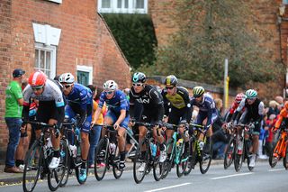 The peloton in action during stage 8 at the Tour of Britain
