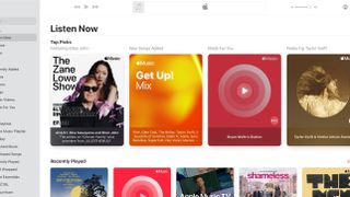 Apple Music summary on Mac