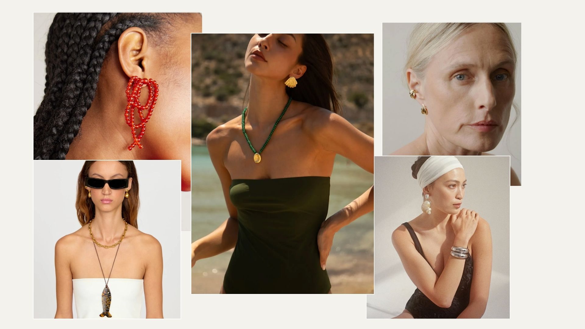 Completedworks, &eacute;liou, YSSO, Otiumberg, Jennifer Behr models wearing contemporary jewellery brands