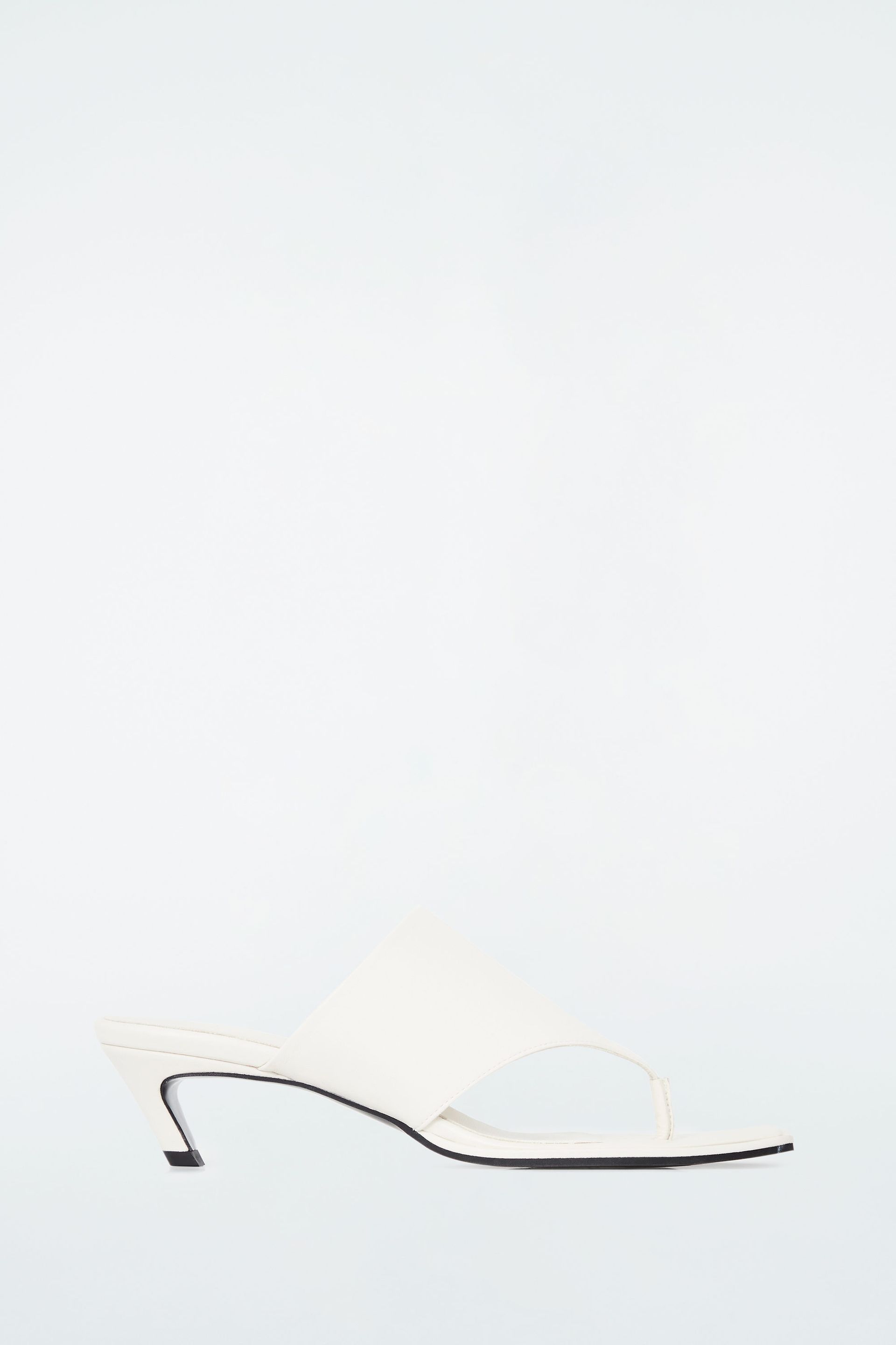 Toe-Post Heeled Sandals