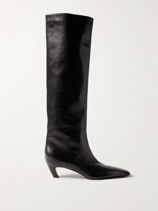 Davis Leather Knee Boots