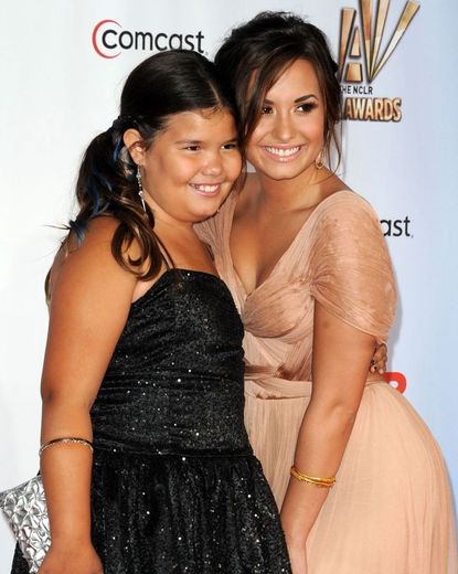 Madison De La Garza and Demi Lovato