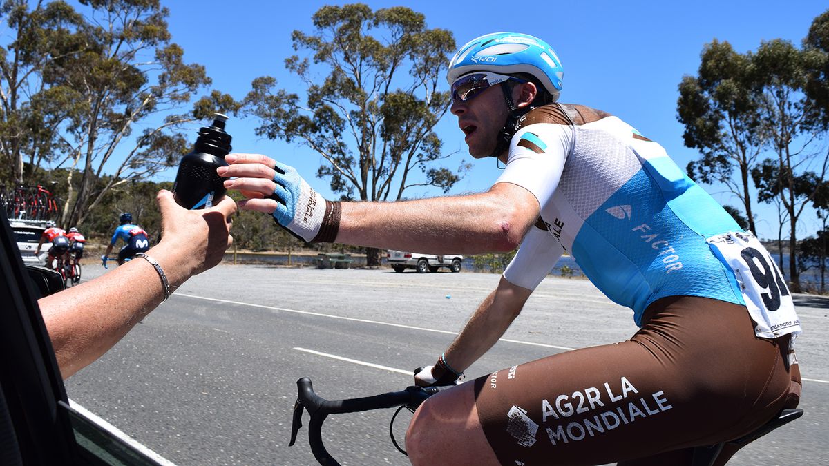 Bottles were taken by AG2R La Mondiale riders at every opportunity