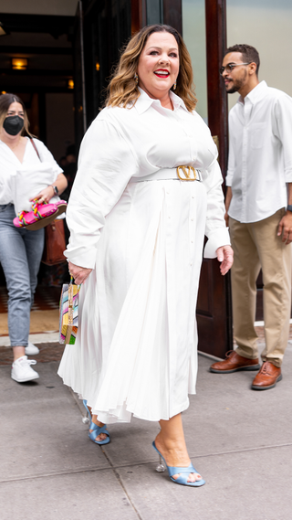 Melissa McCarthy is seen in Tribeca on June 07, 2022 in New York City